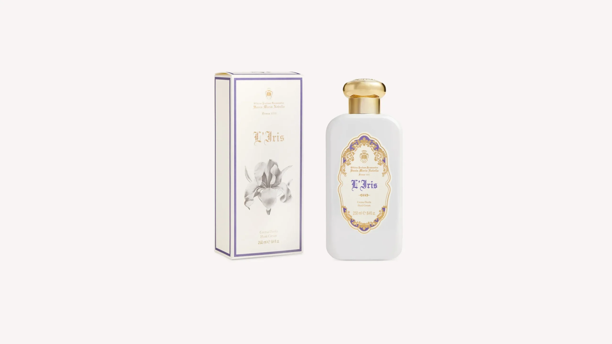 liris_fluid_body_cream_1.webp Santa Maria Novella Body Lotions>L'Iris Fluid Body Cream