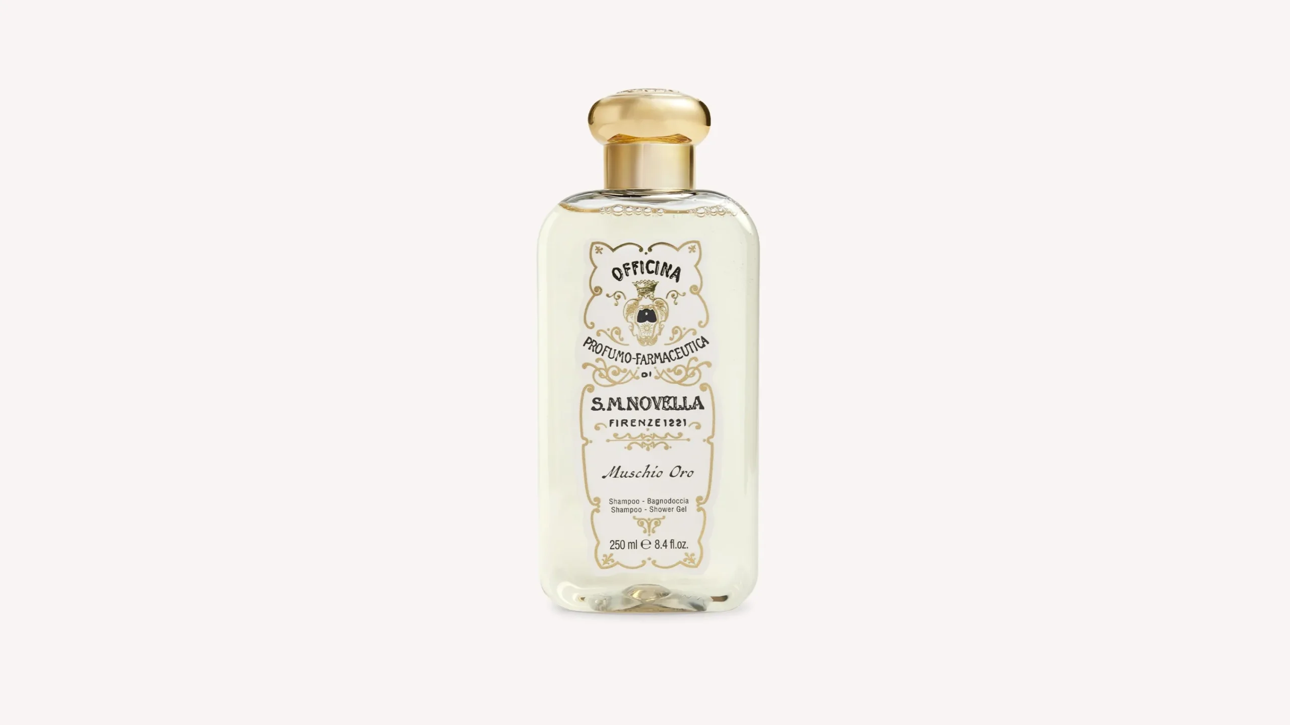 muschio_oro_shampoo_and_shower_gel_0.webp Santa Maria Novella Shampoo | Bath Gels>Muschio Oro Shampoo And Shower Gel