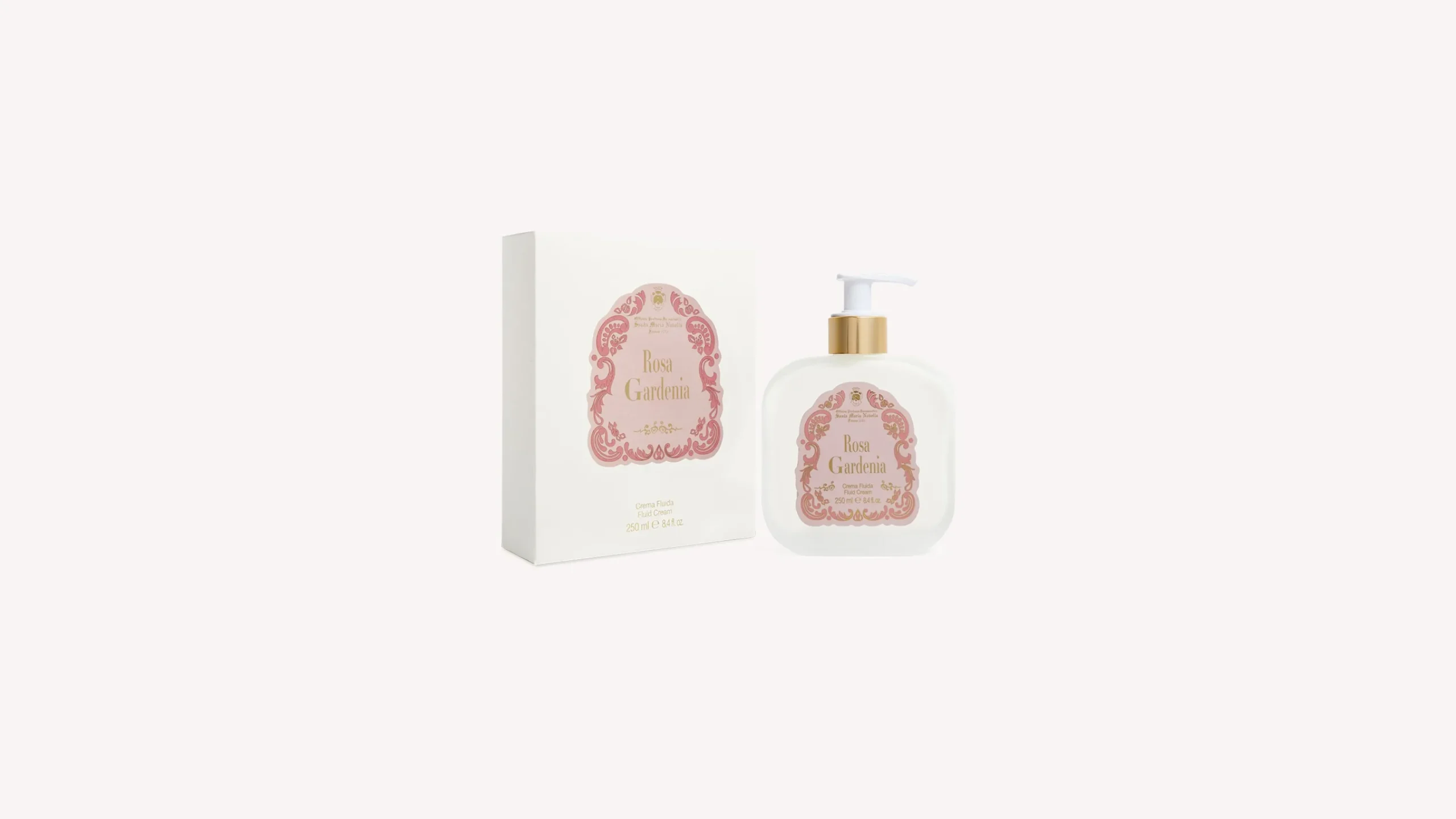 rosa_gardenia_fluid_body_cream_2.webp Santa Maria Novella Body Lotions>Rosa Gardenia Fluid Body Cream