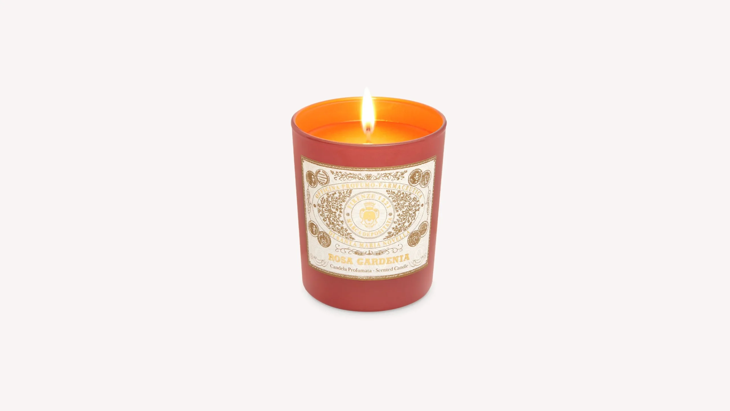 rosa_gardenia_scented_candle_2.webp Santa Maria Novella Glass Candles>Rosa Gardenia Scented Candle
