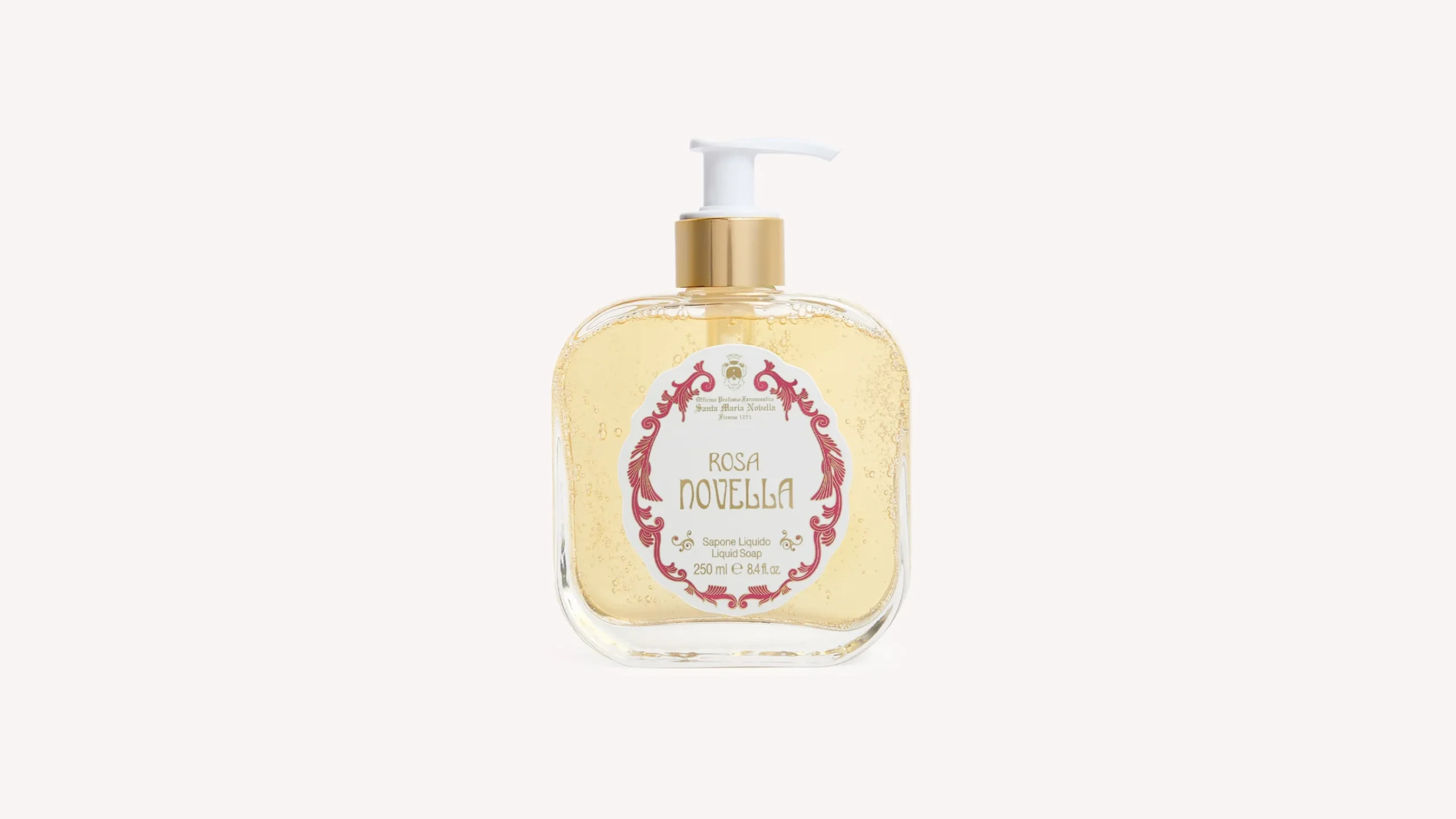 rosa_novella_liquid_soap_1.webp Santa Maria Novella Liquid Soaps>Rosa Novella Liquid Soap