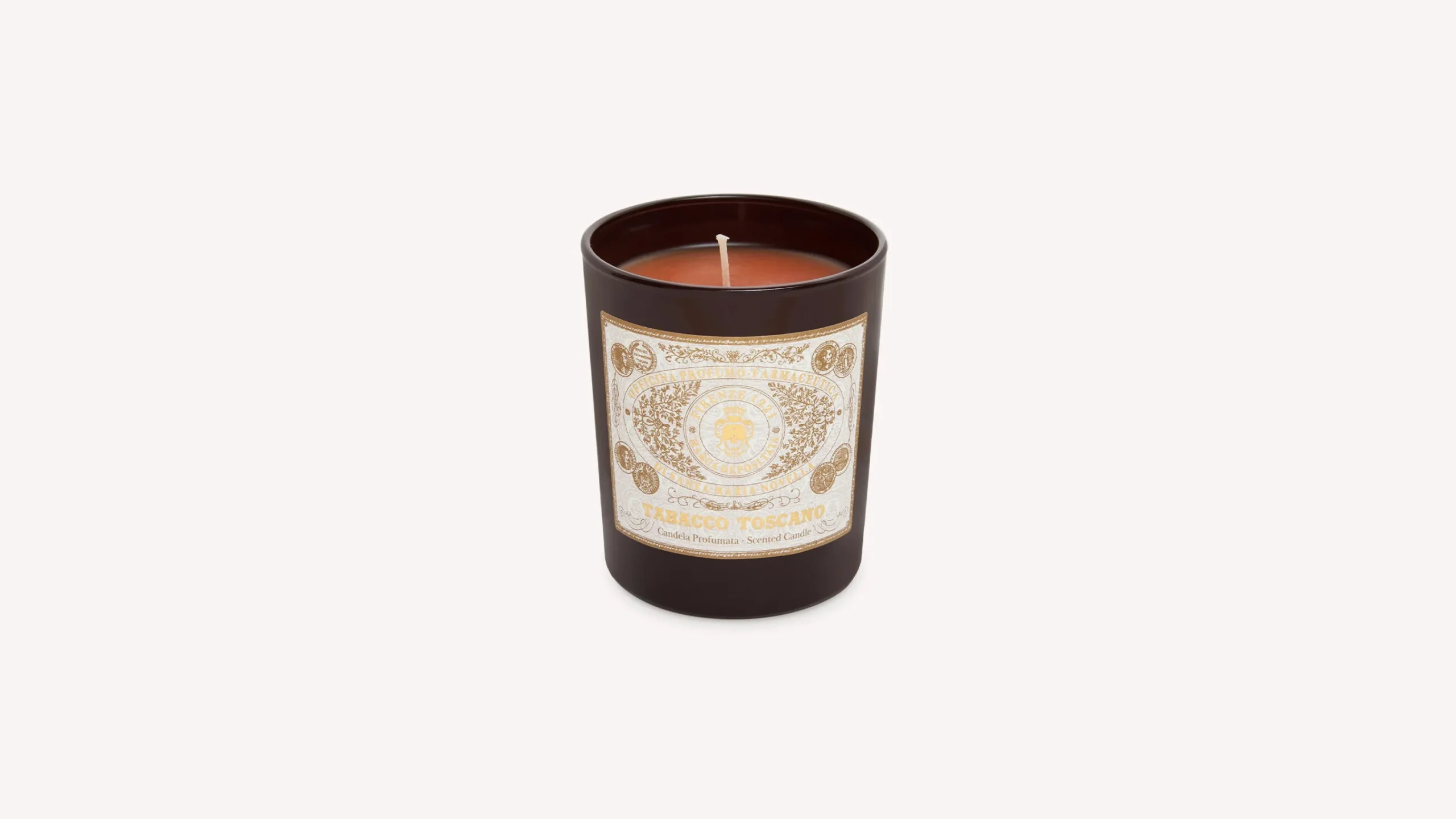 tabacco_toscano_scented_candle_1.webp Santa Maria Novella Glass Candles>Tabacco Toscano Scented Candle