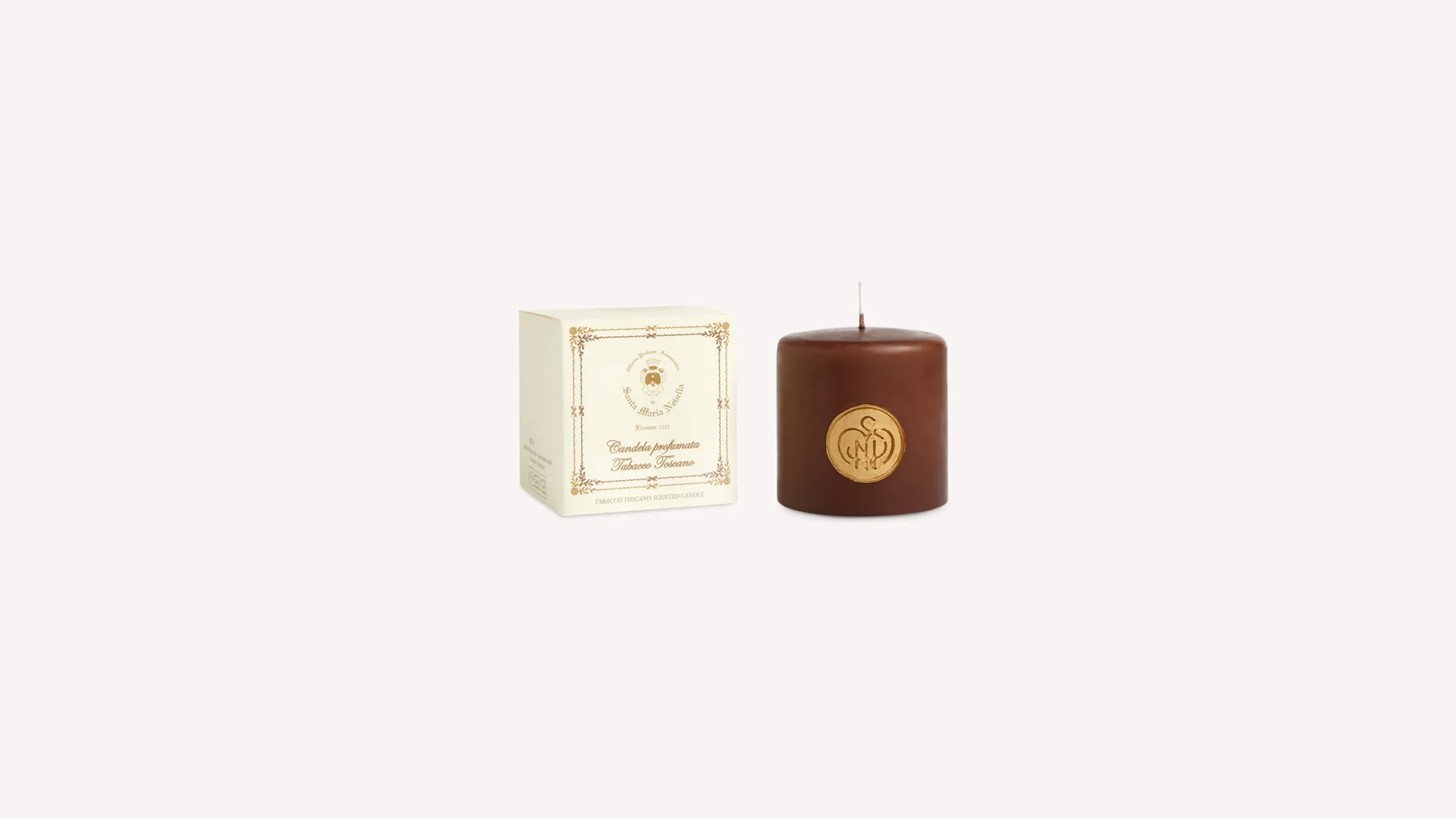 tabacco_toscano_scented_candle_2-1.webp Santa Maria Novella Traditional Scented Candles>Tabacco Toscano Scented Candle