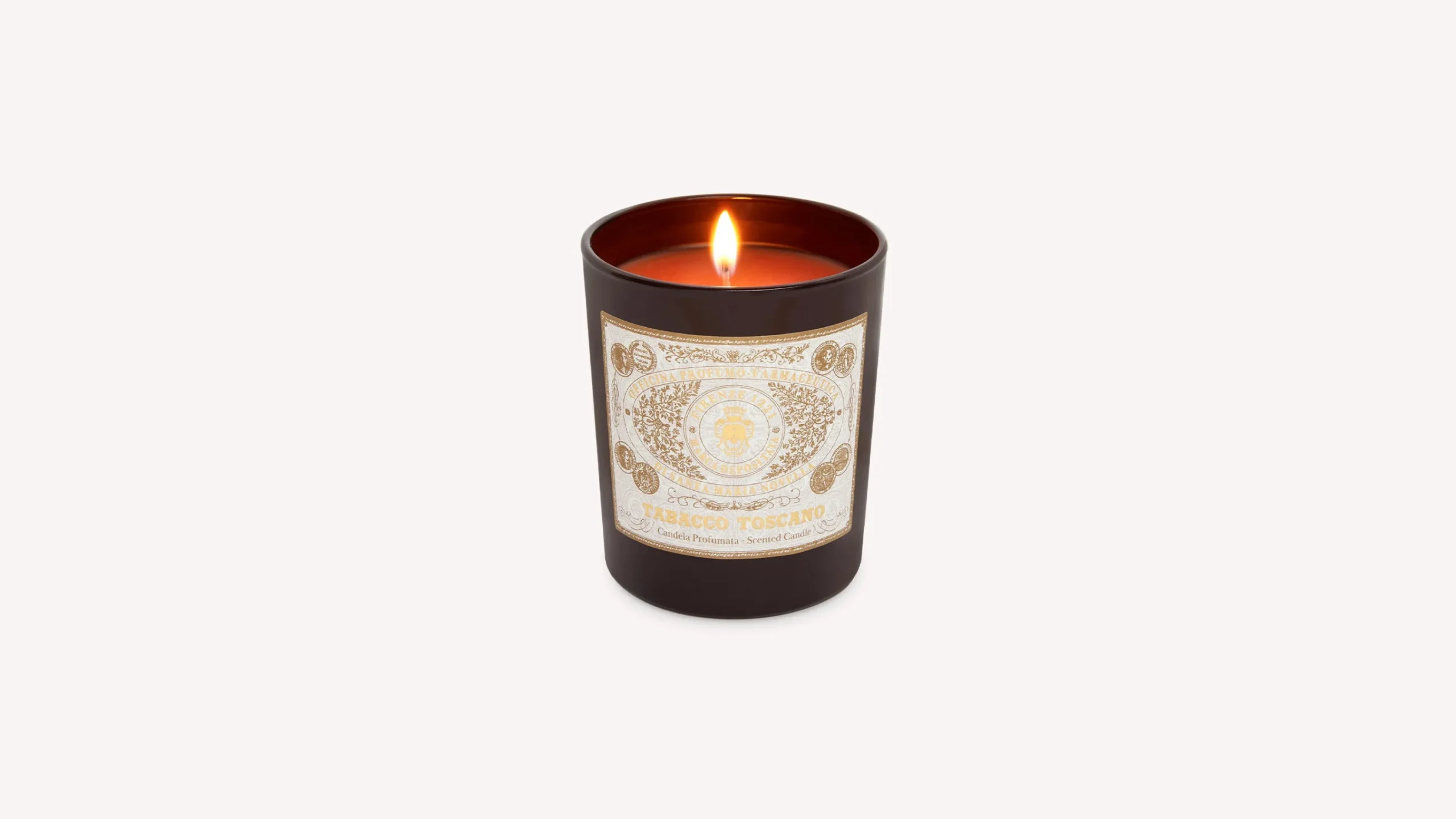 tabacco_toscano_scented_candle_2.webp Santa Maria Novella Glass Candles>Tabacco Toscano Scented Candle
