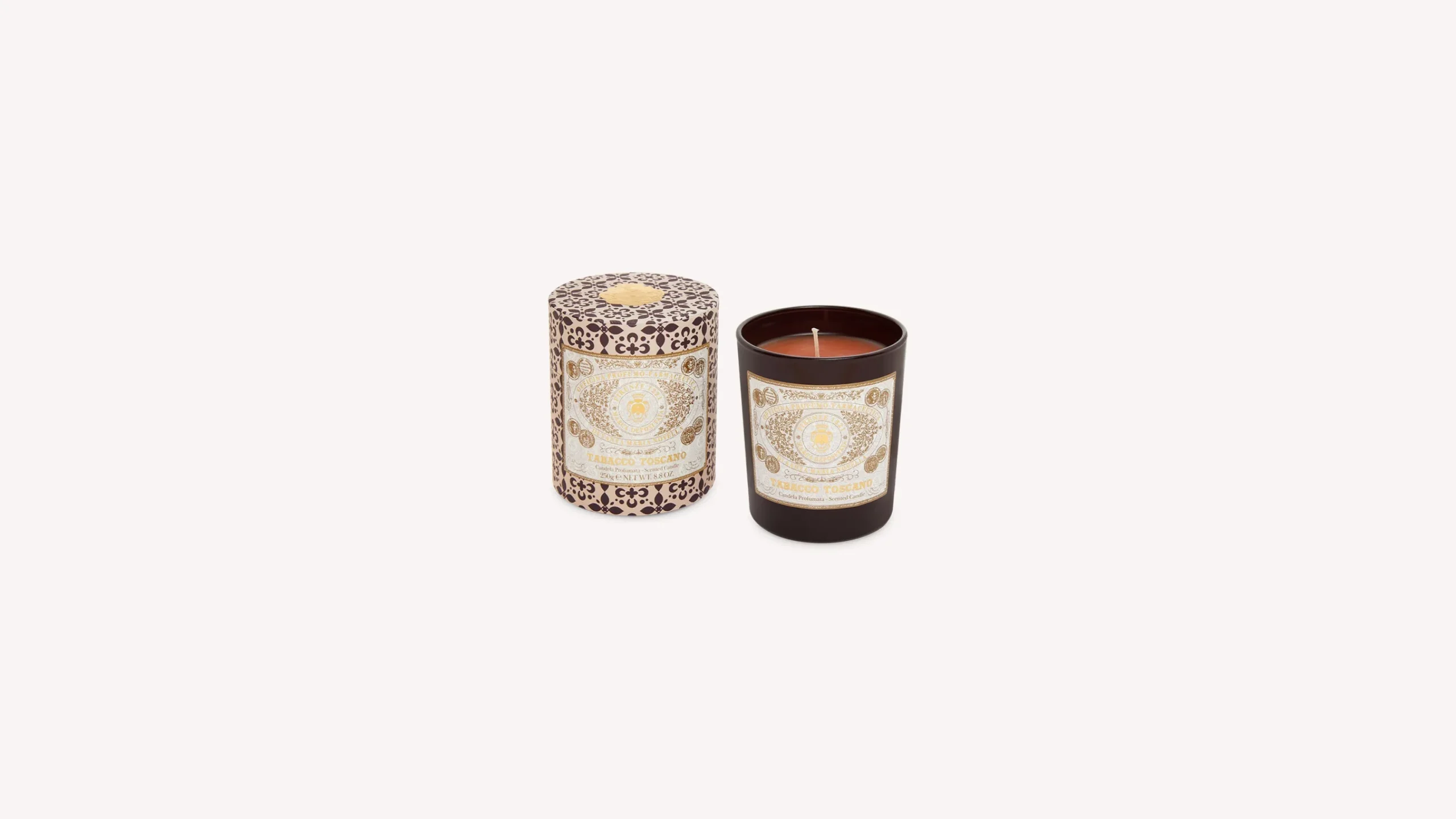 tabacco_toscano_scented_candle_3.webp Santa Maria Novella Glass Candles>Tabacco Toscano Scented Candle